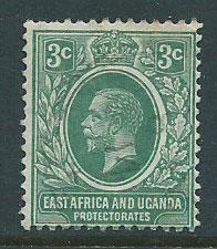 East Africa & Uganda SG 45 Used top perf very light toning