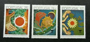 Portugal European Environment Year 1987 Sun Flower Flora Protection (stamp) MNH