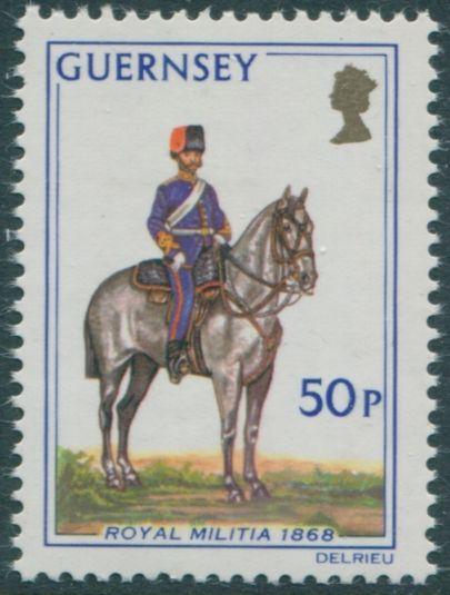 Guernsey 1974 SG112 50p Militia MNH