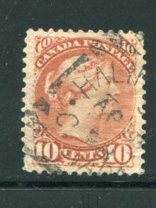 Canada #45  Used  Halifax squared circle  VF