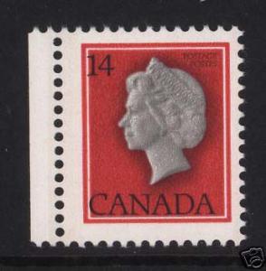 Canada #716 Mint Double Cameo Variety