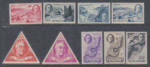 Monaco 198-202,B93,C14-C15,CB6 MNH VF