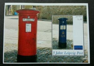 Germany Private Post Leipzig Postbox Pillar 2007 Mailbox Mail Box (ms) MNH *rare