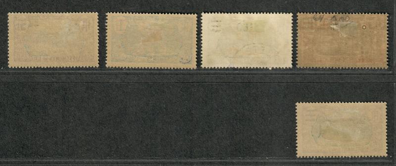 Fr. Polynesia Sc#65-69 M+U/H/VF, Complete Set, Cv. $39.90