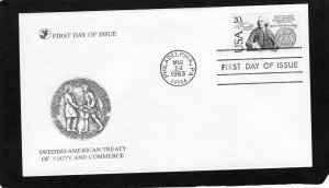 2036 US-Sweden, FDC Readers Digest