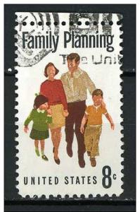 USA 1972 - Scott 1455 used - 8c, Family planning