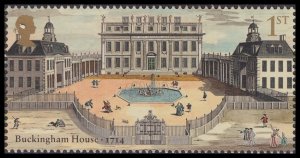 GB 3593 Buckingham Palace House 1714 1st single (1 stamp) MNH 2014