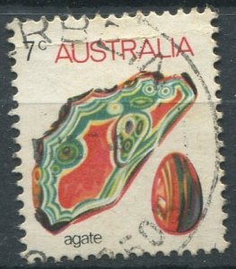 Australia Sc#559 Used, 7c multi, Marine Life and Gemstones (1973)