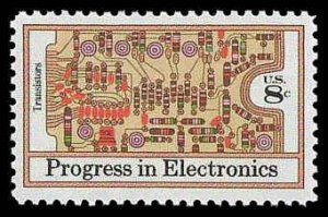 PCBstamps   US #1501 8c Electronics - Transistors, MNH, (26)