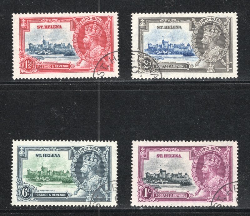 St. Helena, Scott #111-114   VF/XF, Used, CV $36.50  .... 5980073