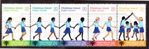 CHRISTMAS ISLAND 89 S/5 MH SCV $1.50 BIN $1.00 YEAR OF THE CHILD