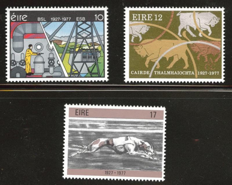 Ireland Scott 420-422 MNH** stamp set