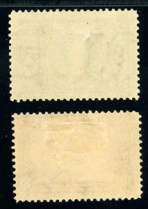 USAstamps Unused FVF US 1904 Louisiana Purchase Scott 326, 327 OG MHR