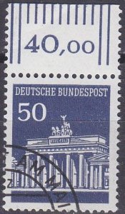 GERMANY BUND [1966] MiNr 0509 v W OR ( O/used )