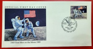 MARSHALL ISLANDS First Men on The Moon (1989) FDC