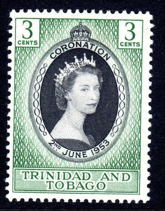 TRINIDAD  AND TOBAGO  --  1953    coronation  lmm