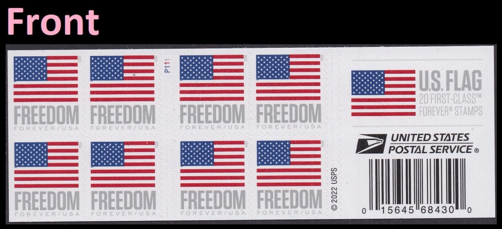 USPS 2022 US Flags Forever Postage Stamps