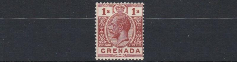 GRENADA  1921 - 31   S G 129   1/-  CHESTNUT     MH 