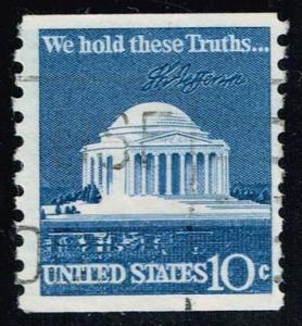 US #1520 Jefferson Memorial and Signature; Used (0.25)