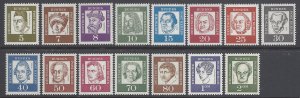Germany Berlin #9N176-9N190 1961-1962 Mint NH Set of 15