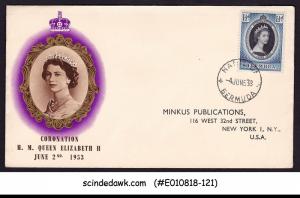 BERMUDA - 1953 QE CORONATION FDC