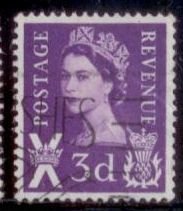 Great Britian Scotland 1958 SC# 1 Used L455