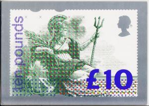 Great Britain. 1993 £10 PHQ Card. Unused