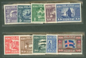 Iceland #152-161  Single