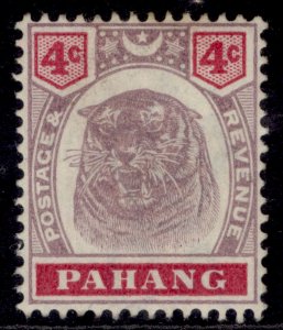 MALAYSIA - Pahang QV SG15, 4c dull purple & camine, M MINT. Cat £20.