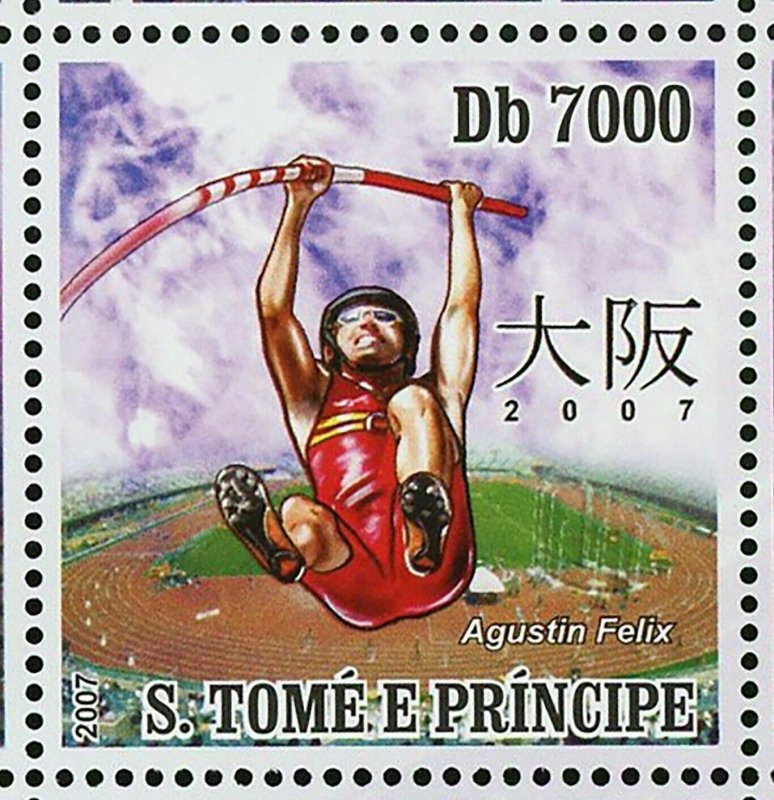 Osaka Athletics Championship Stamp Stefal Hol Liu Xiang S/S MNH #3087-3092