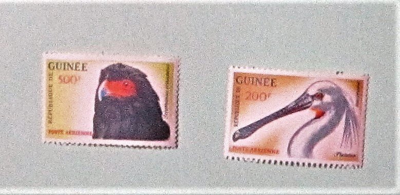 Guinea - C42-43, MNH Short Set. Birds. SCV - $15.25