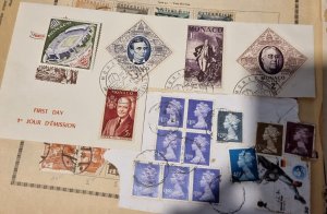 Huge Old Collection Of Europe Stamps. Austria, Germany, Monaco, Chzec used #1079