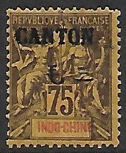 French Offices Abroad - Canton # 28 - Peace & Commerce - unused - HR....{KlBl}