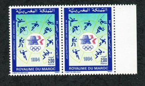 1984 - Morocco - Olympic Games - Los Angeles, USA - Pair - Complete set 1v.MNH** 