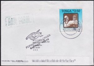 TONGA 2005 cover to USA -  Returned to Sender..............................B1592