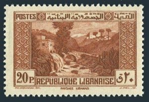 Lebanon 143A, MNH. Michel 216. Dog River panorama, 1940.