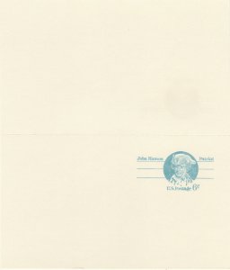 Scott#UY23 UPSS#MR33 Un Folded US Postal Reply Card