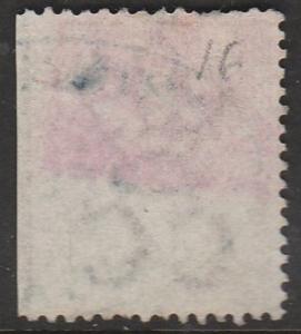 MALAYA Straits Settlements 1872 QV 30c Crown CC SG #17 used MA1053 