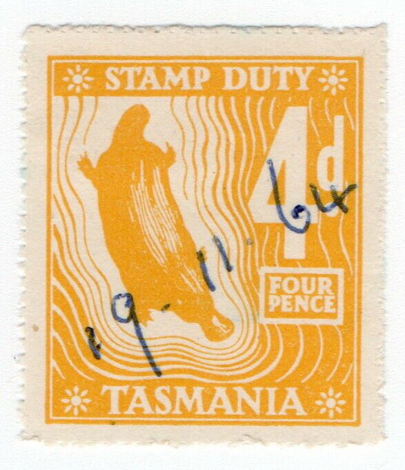 (I.B) Australia - Tasmania Revenue : Stamp Duty 4d