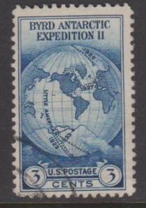1935 Byrd Antarctic Issue 3c Sc#753 FU