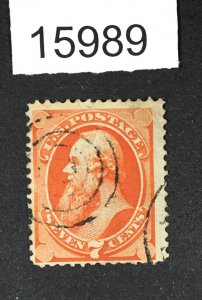 MOMEN: US STAMPS # 160 USED $90 LOT #15989