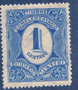 MEXICO J1, 1¢ Postage Due. MINT, NH. F-VF.