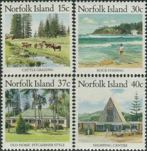 Norfolk Island 1987 SG409-412 Scenes MNH