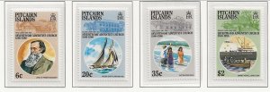 PITCAIRN ISL Sc 277-80 MNH issue of 1986 - CHURCH