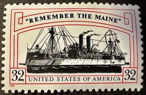 US # 3192 Remember the Maine 32c 1998 Mint NH