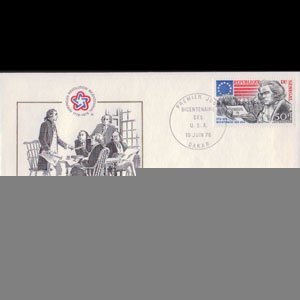 SENEGAL 1976 - FDC-430 US Bicent.