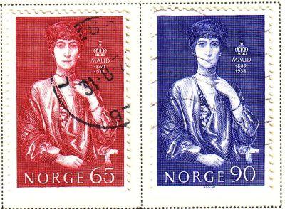 Norway Sc 549-0  1969 Queen Maud stamps used