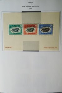 Laos 1951 to 2000 Incredibly Loaded Mostly Mint Stamp Collection