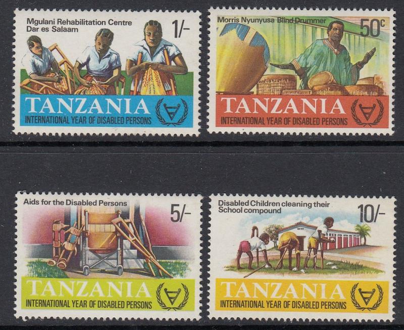 Tanzania 185-8 mnh