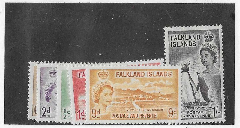 Falkland Islands Sc #122-127 set of 6  OG VF